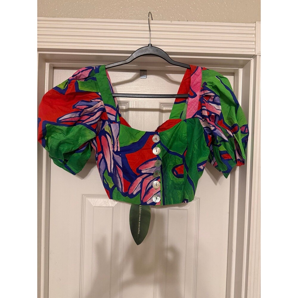NWT FARM RIO Tropical Bunch Top Small